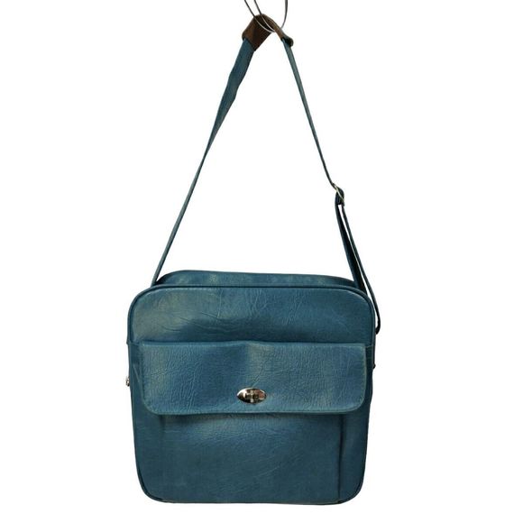 Samsonite Handbags - Samsonite Blue Handbag Travel Carry‎ On Case Purse Royal Traveller Medalist Vtg